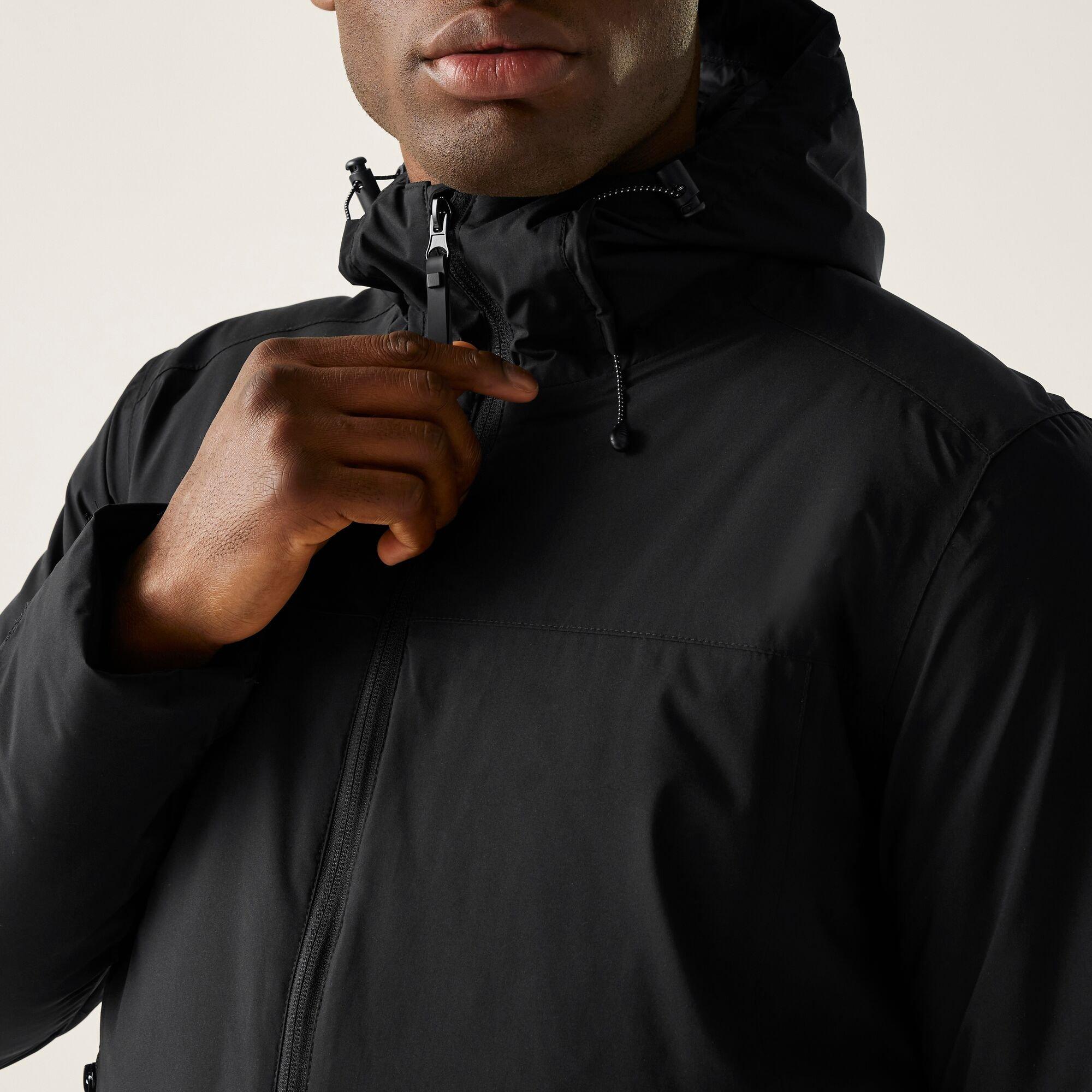 Black - Regatta - Men's Winsar Waterproof Insulated Jacket - 5