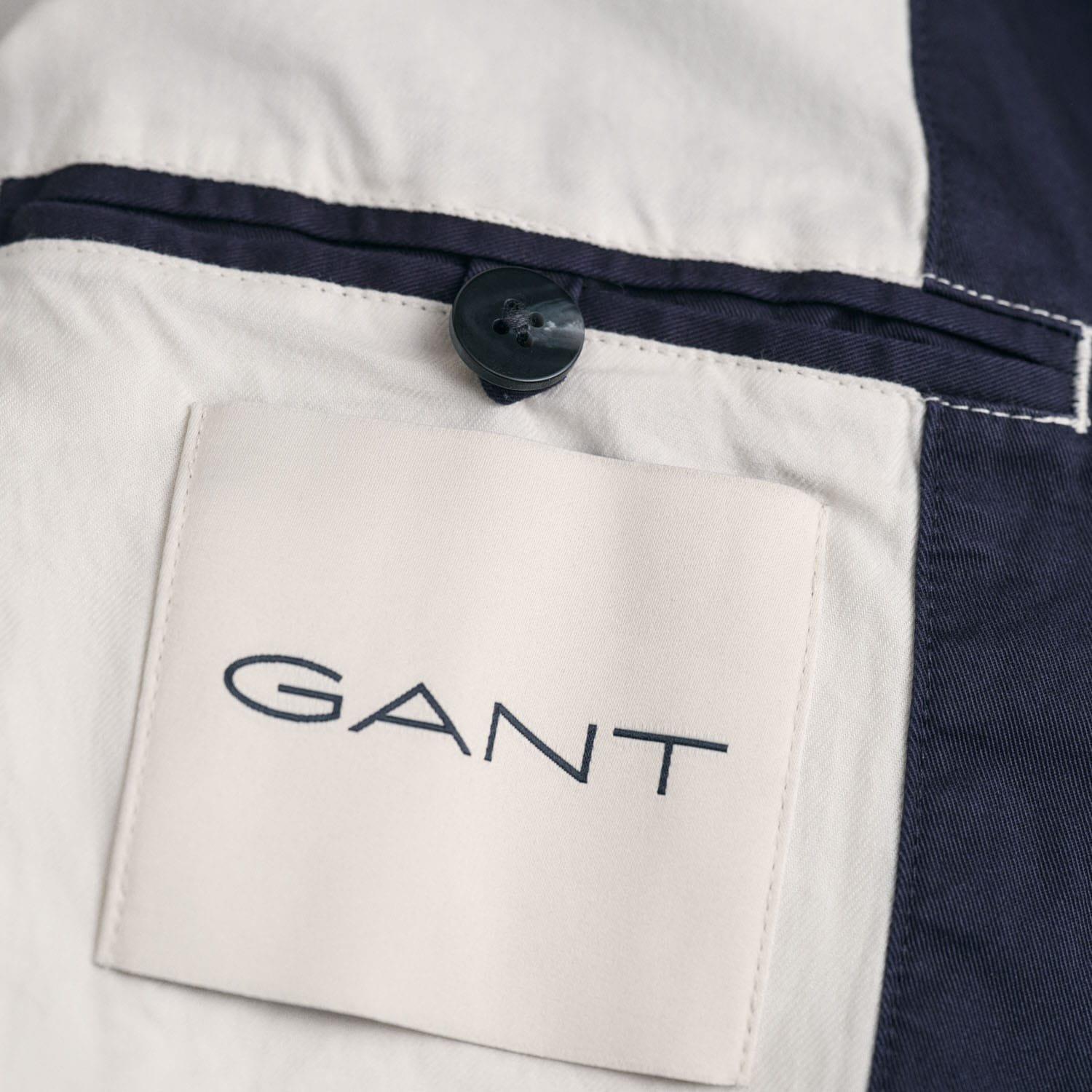 Blue - Gant - Cotton Windcheater Jacket - 3