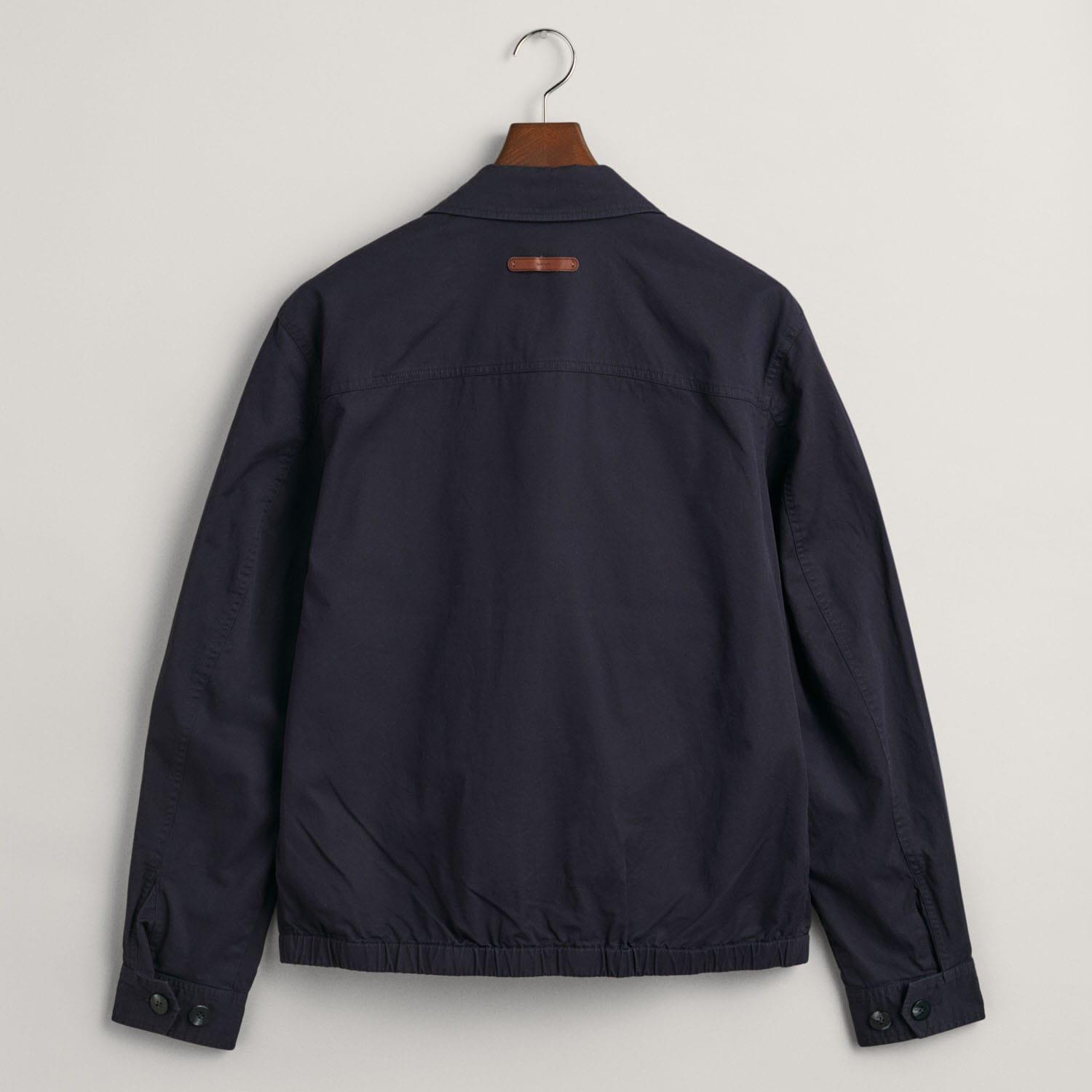 Blue - Gant - Cotton Windcheater Jacket - 4