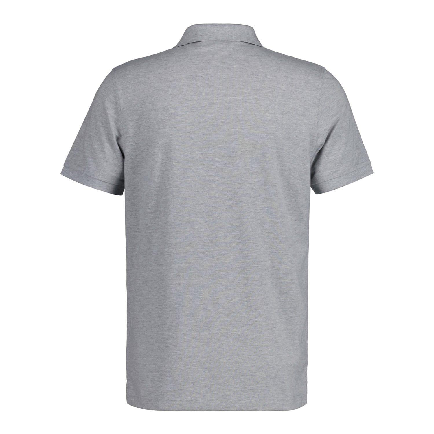Grey - Gant - Tonal Shield Polo Shirt - 3