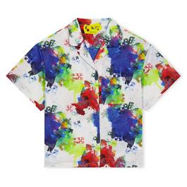 Off White Graphic Print Shirt Juniors