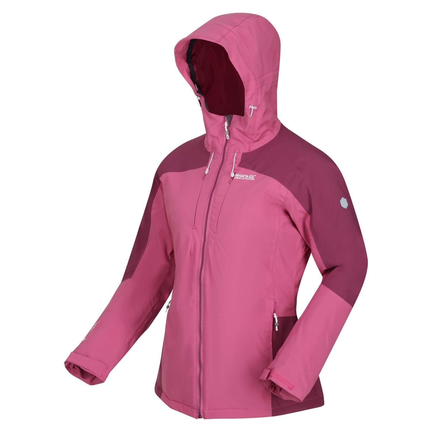 Pink - Regatta - Highton Stretch III Waterproof Hiking Jacket - 1