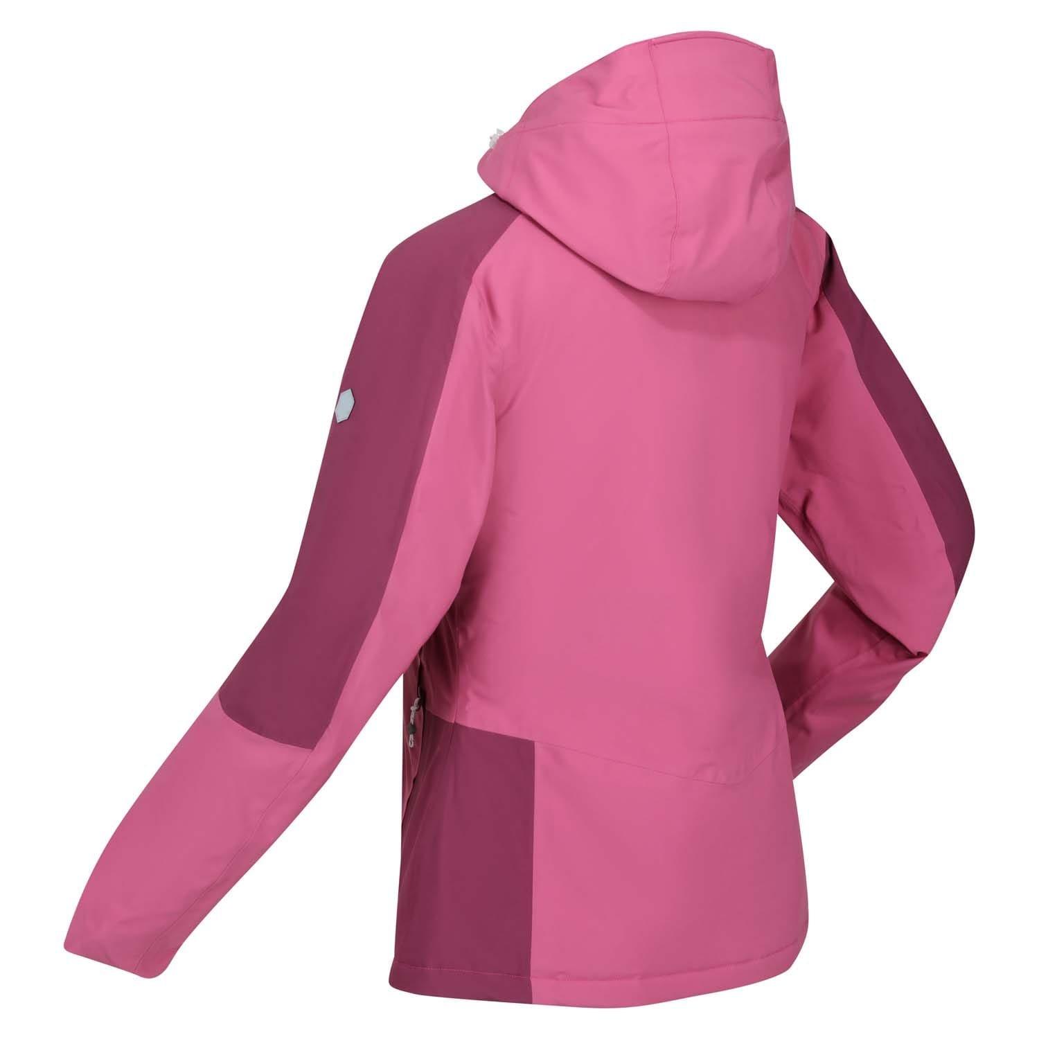 Pink - Regatta - Highton Stretch III Waterproof Hiking Jacket - 2