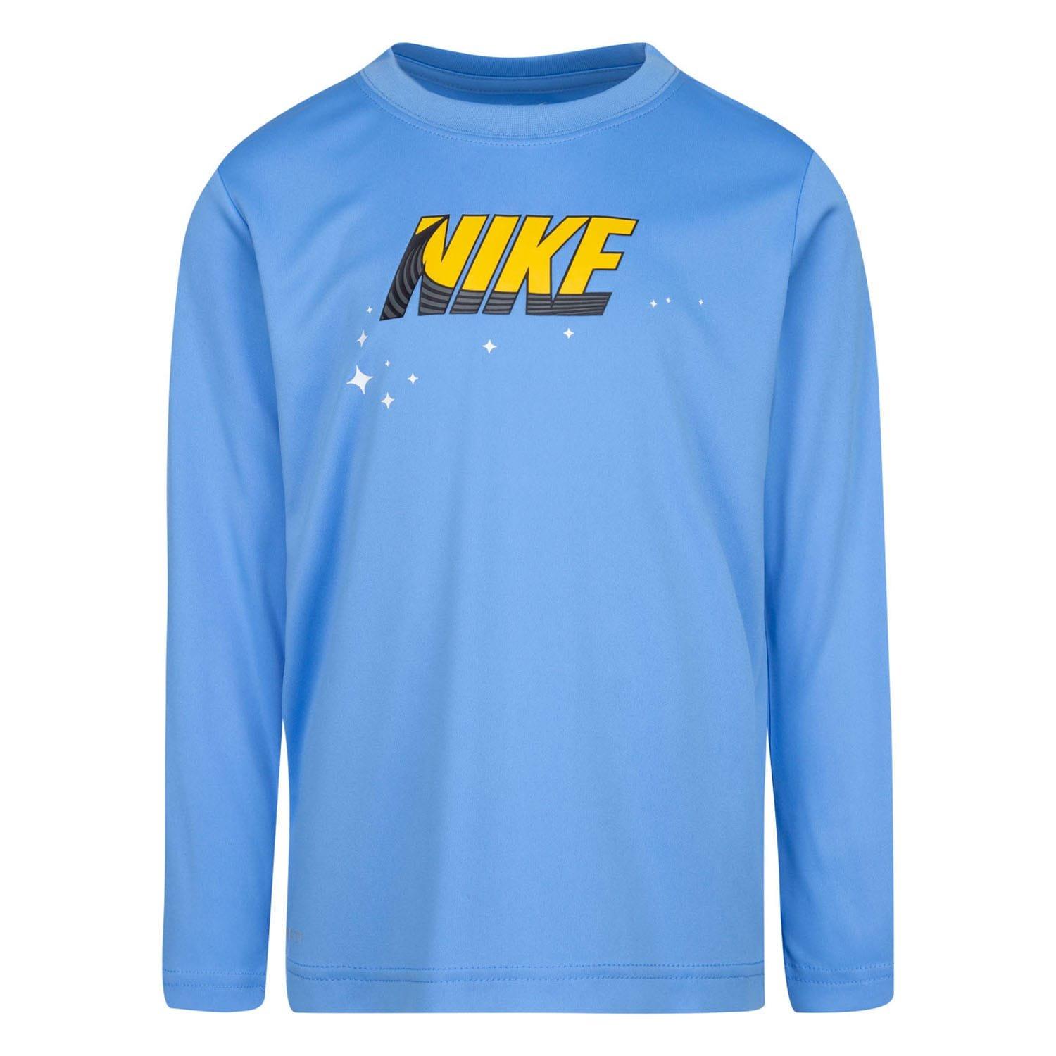 Blue - Nike - All Day Play Futura T-Shirt - 1