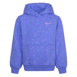 Nike Logo Print Fleece Hoodie