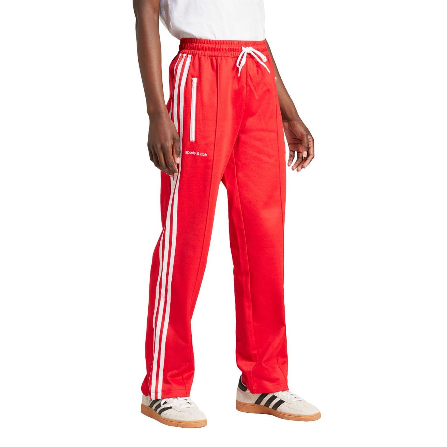 Red - adidas Originals - Sporty & Rich x adidas Track Pants - 2