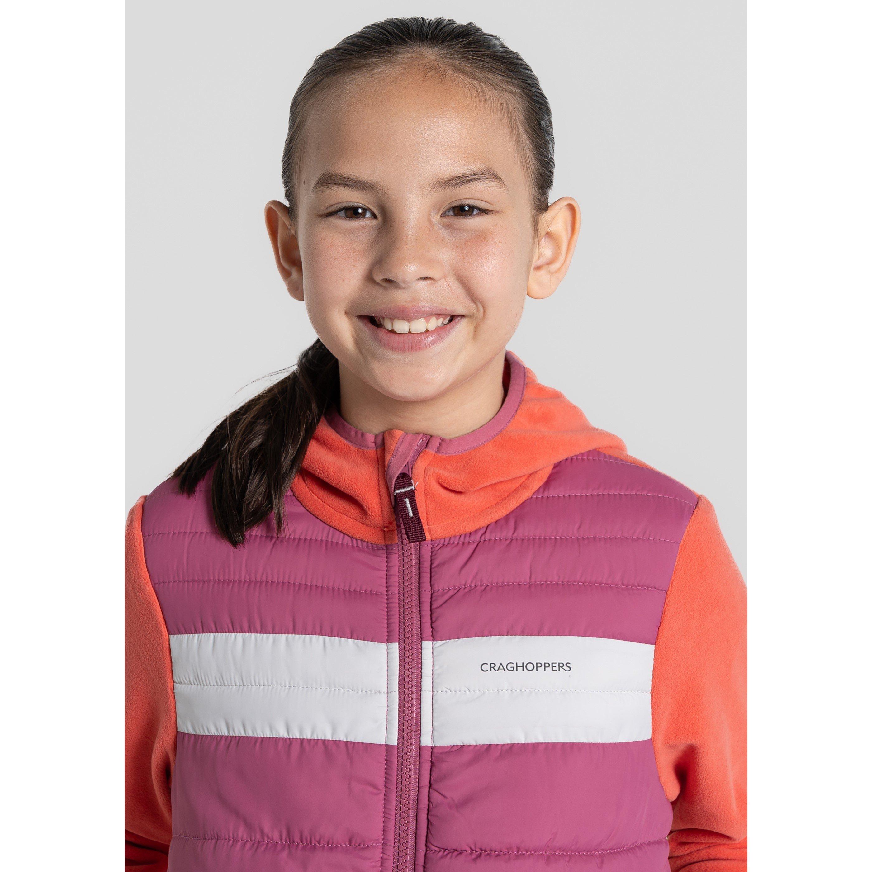 Coral Profundo - Craghoppers - Unisex Kids Arklow Hybrid Jacket - 3