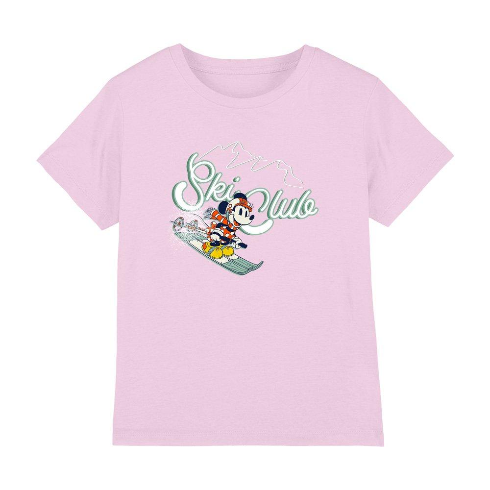 Pink - Minnie Mouse - Minnie Mouse Ski Club Kids T-Shirt Pink - 1