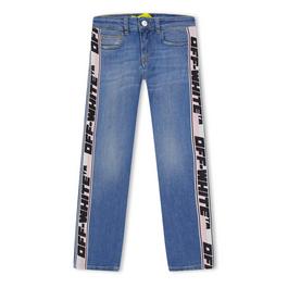 Off White Denim Jeans Childrens