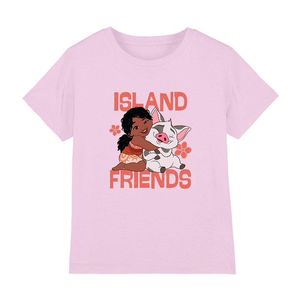 Light Pink - Moana - Moana Simea And Pua Island Friends T-Shirt Light P - 1