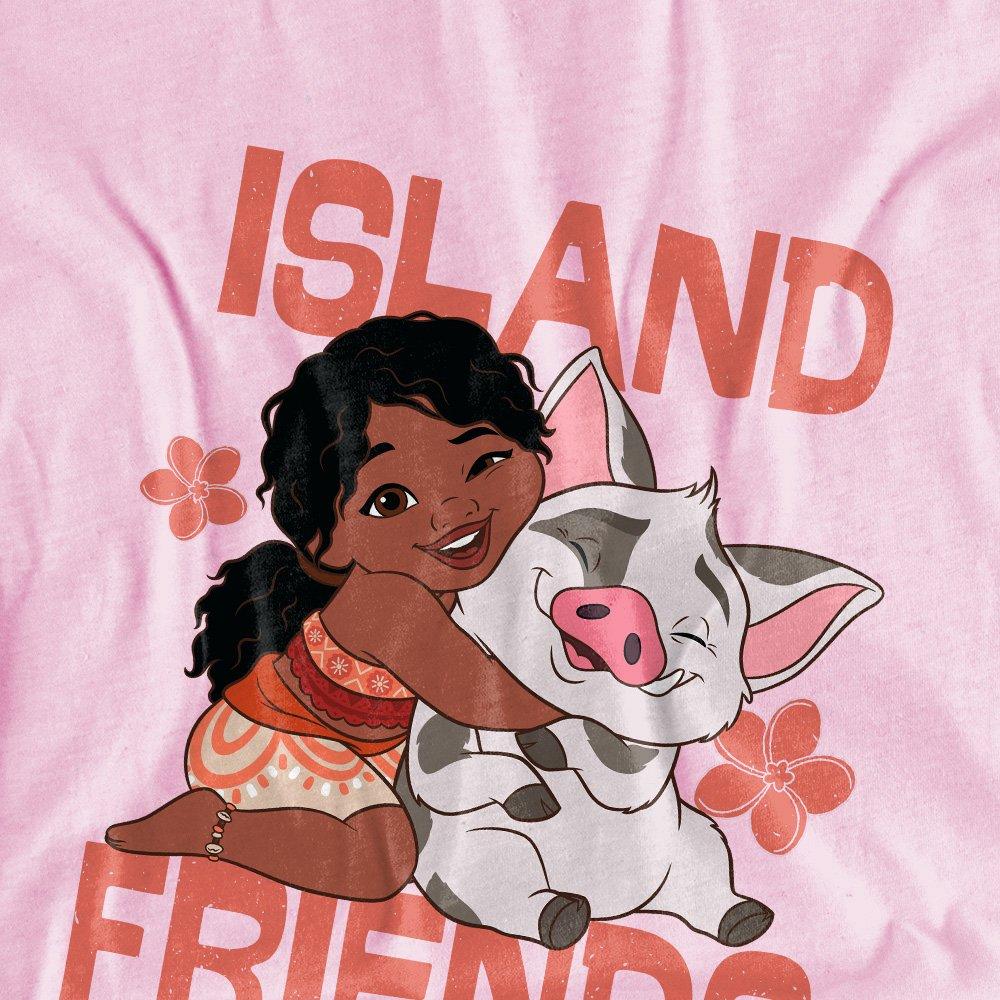 Light Pink - Moana - Moana Simea And Pua Island Friends T-Shirt Light P - 2