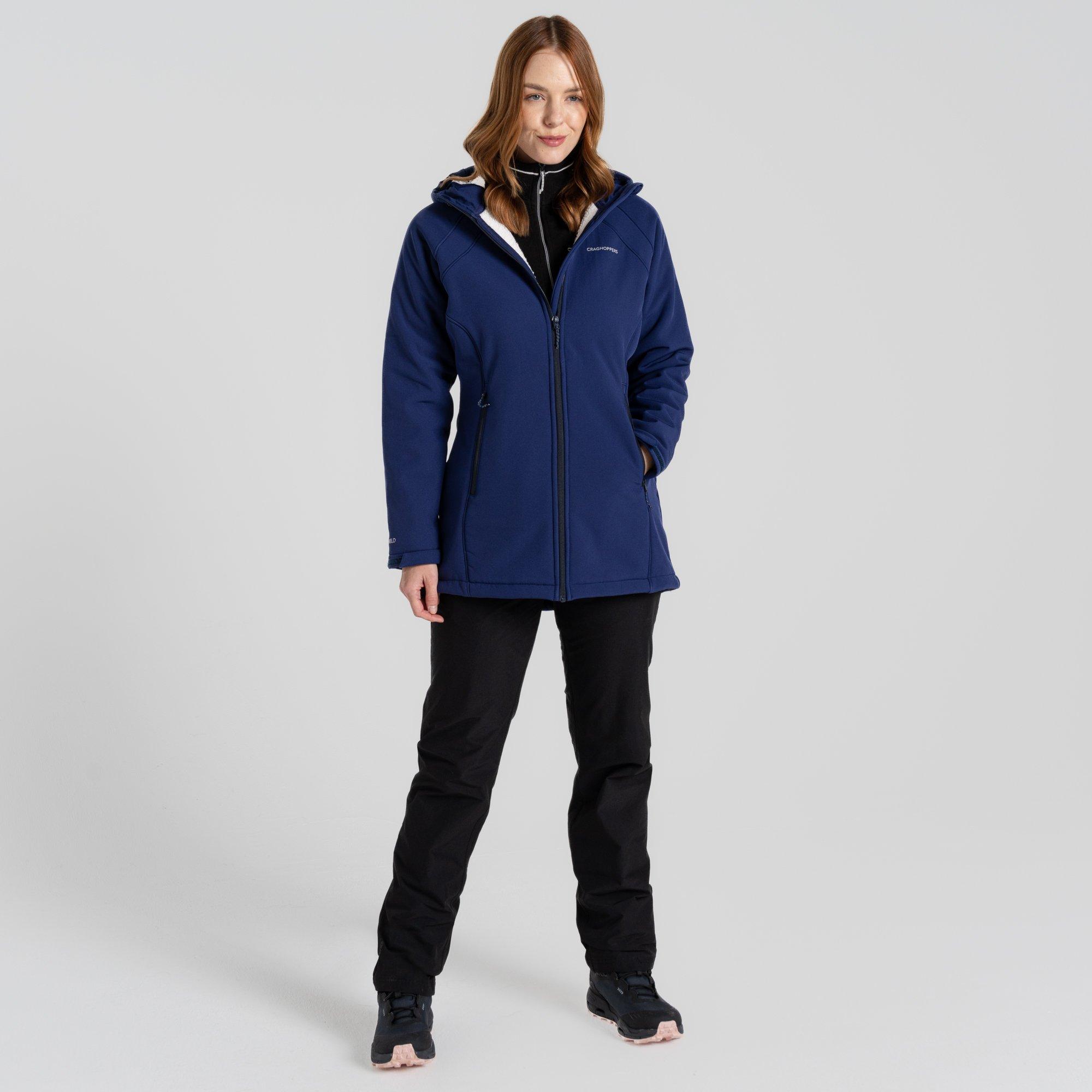 Indigo Blue - Craghoppers - Women's Gwen Waterproof Fleece Lined Long Softshell Jacket - 3