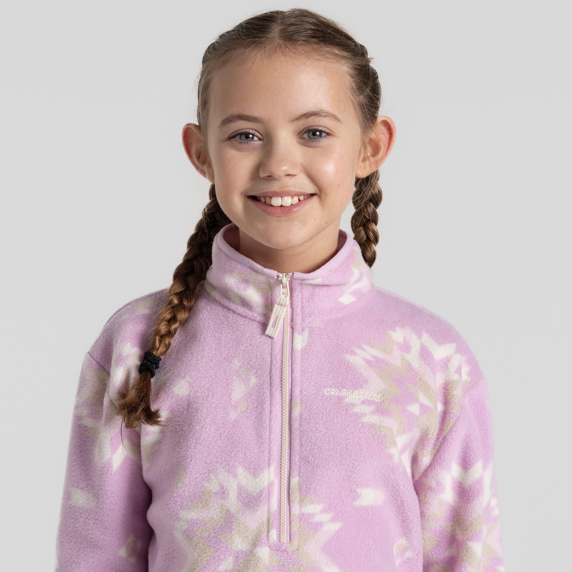 Orchid Print - Craghoppers - Calke Half Zip Fleece - 3