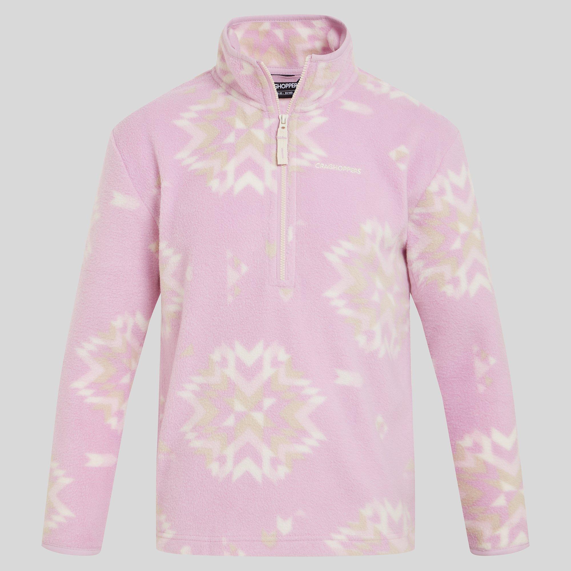 Orchid Print - Craghoppers - Calke Half Zip Fleece - 5