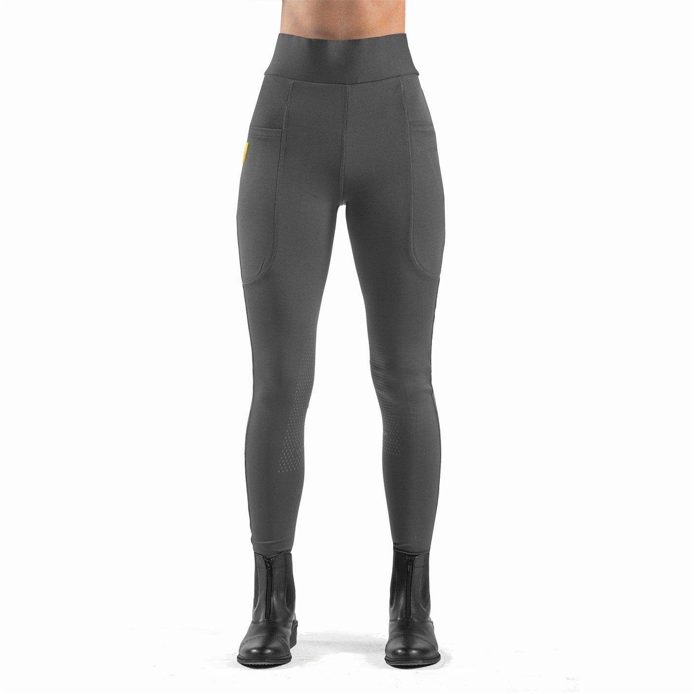 Grey - John Whitaker - Alderley Childrens Riding Tights - 1