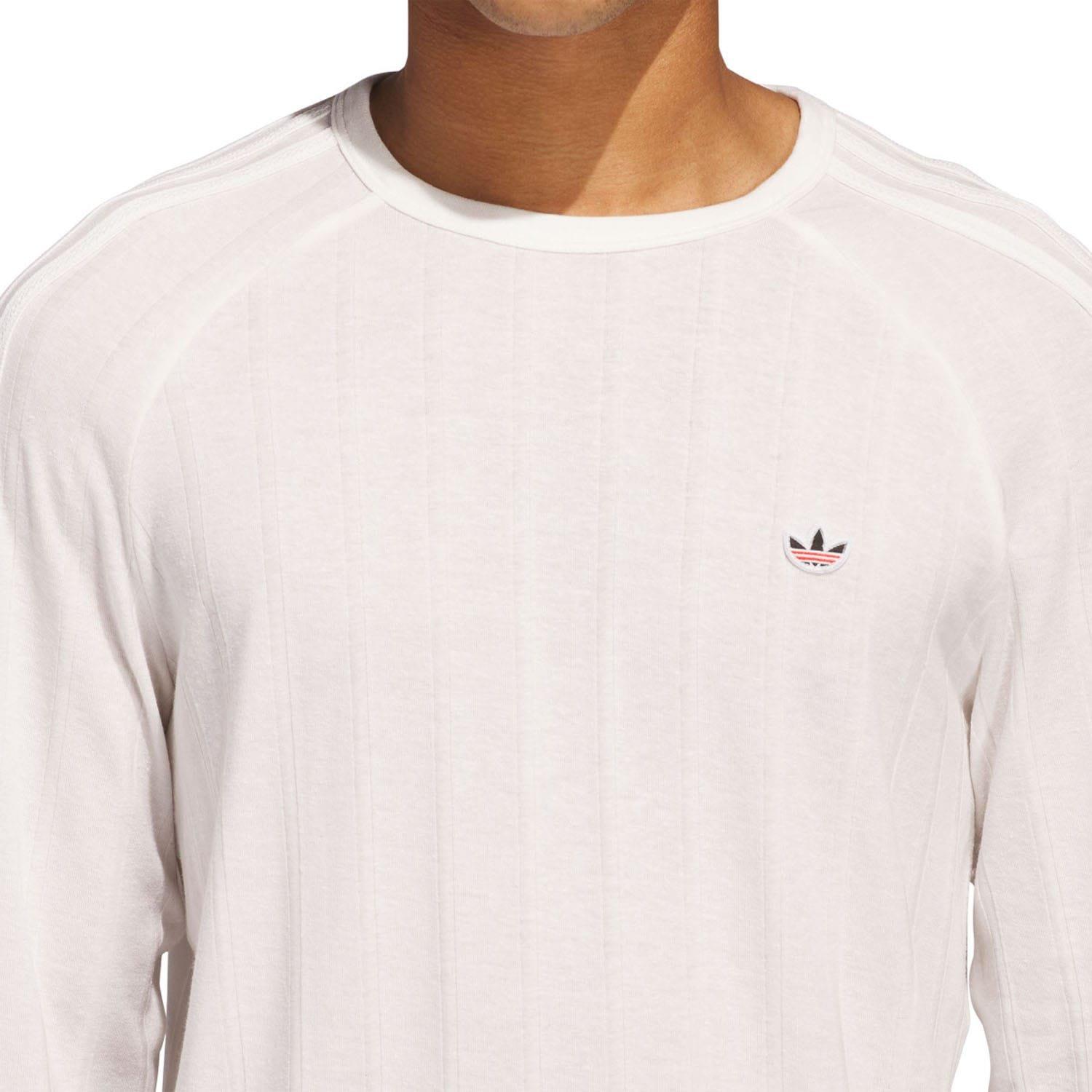 White - adidas Originals - CLOT x adidas Long Sleeve Ribbed T-Shirt - 5