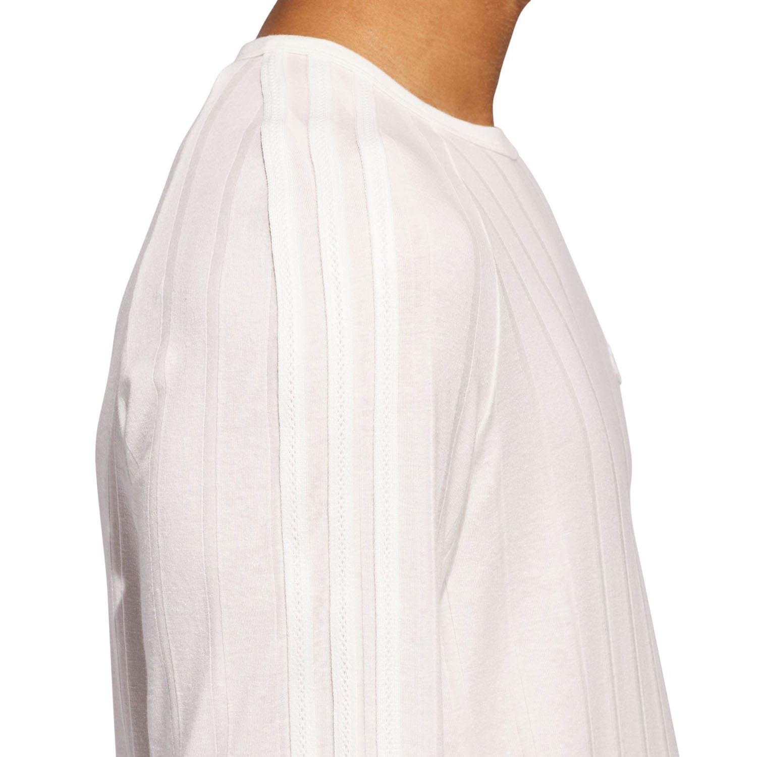 White - adidas Originals - CLOT x adidas Long Sleeve Ribbed T-Shirt - 6