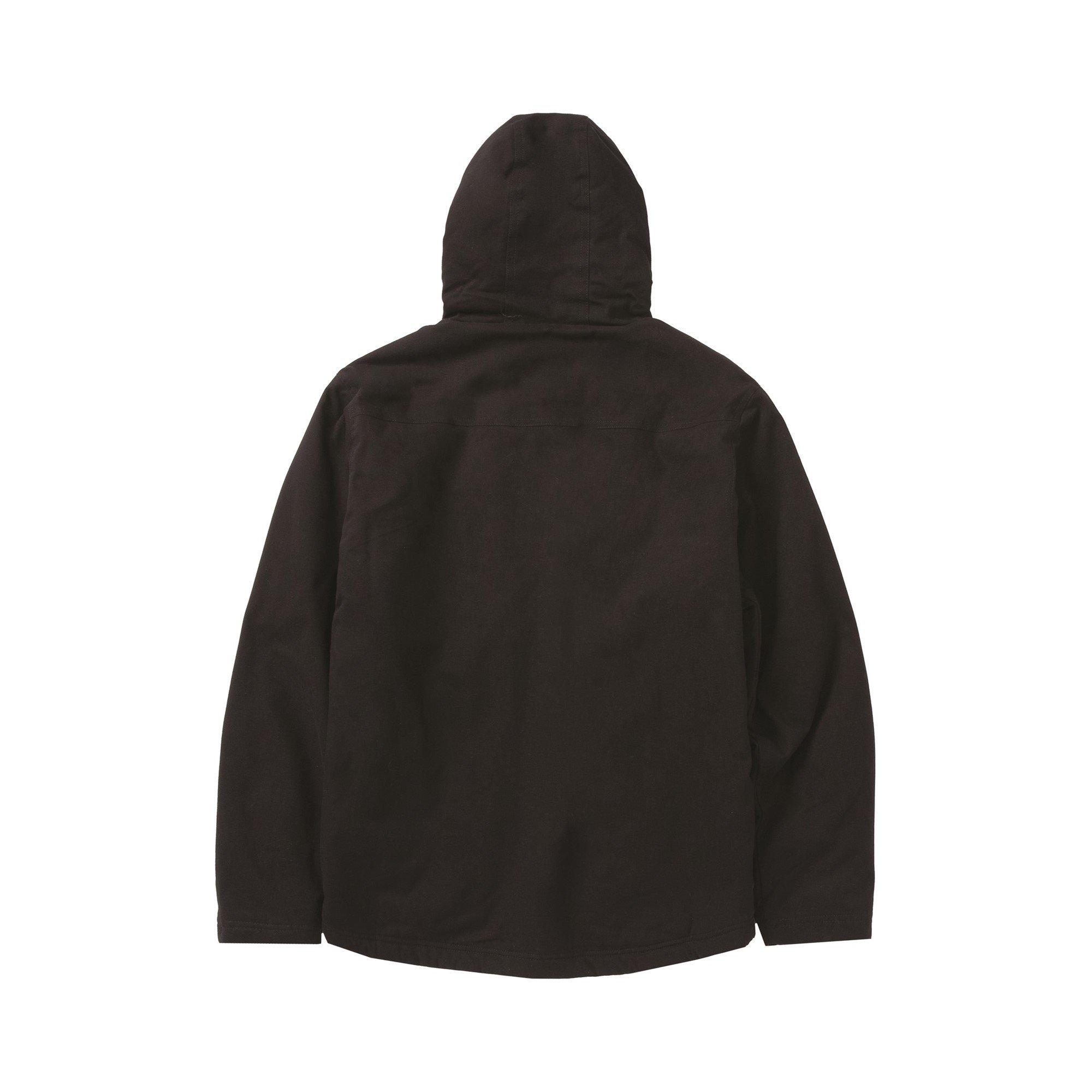 Black - Caterpillar - Hooded Sherpa Lined Jacket - 2