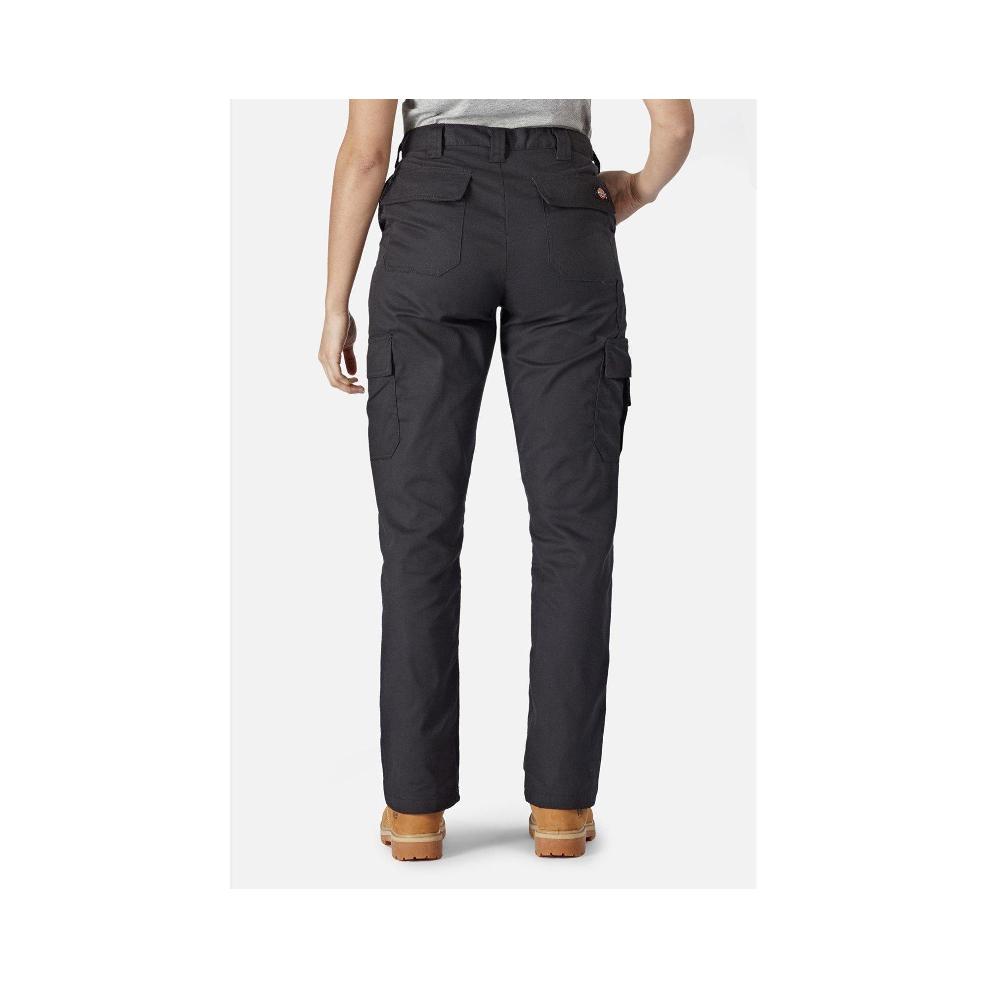 Black - Dickies - Womans Everyday Flex Trousers - 6