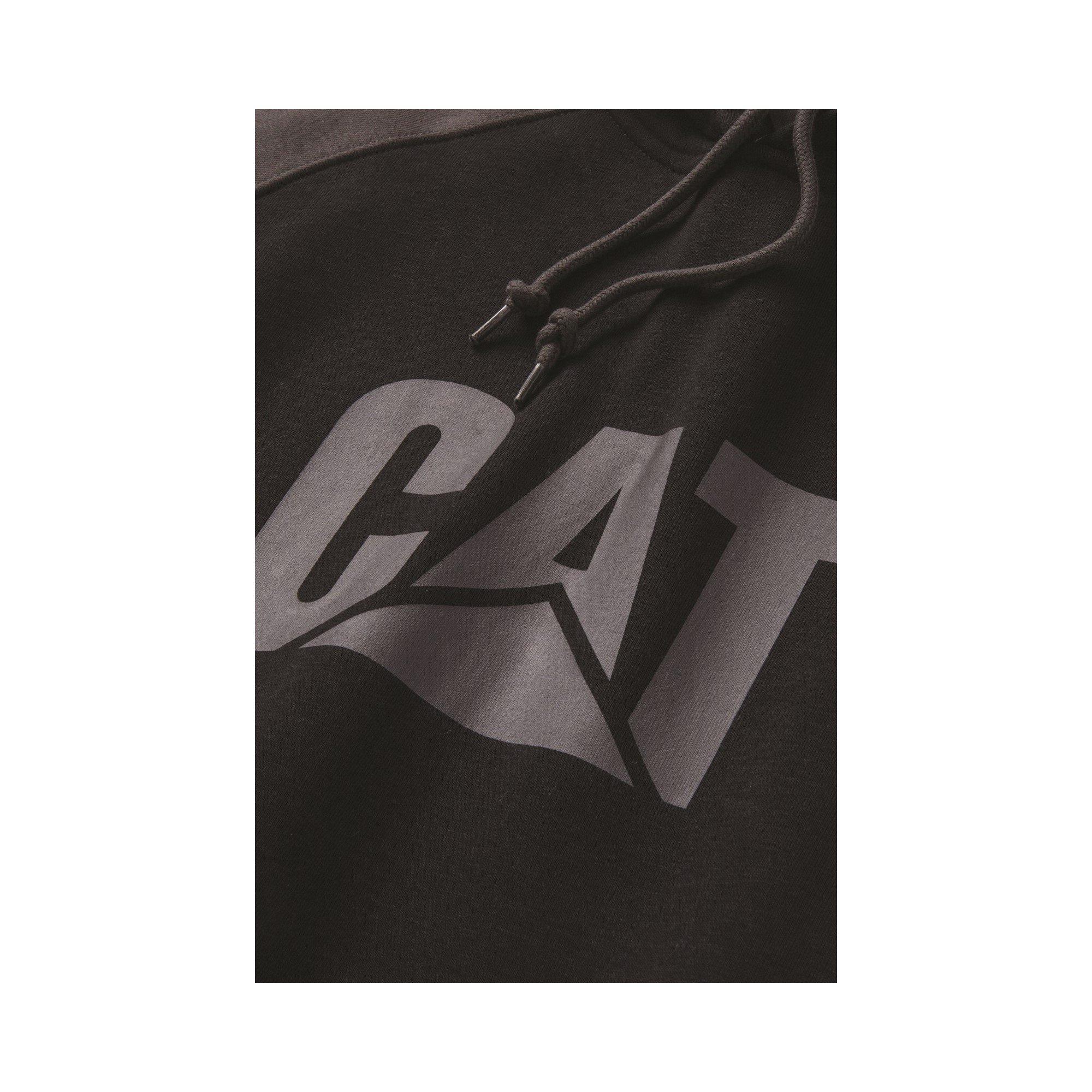 Black/Magnet - Caterpillar - Raglan Hooded Sweatshirt - 3