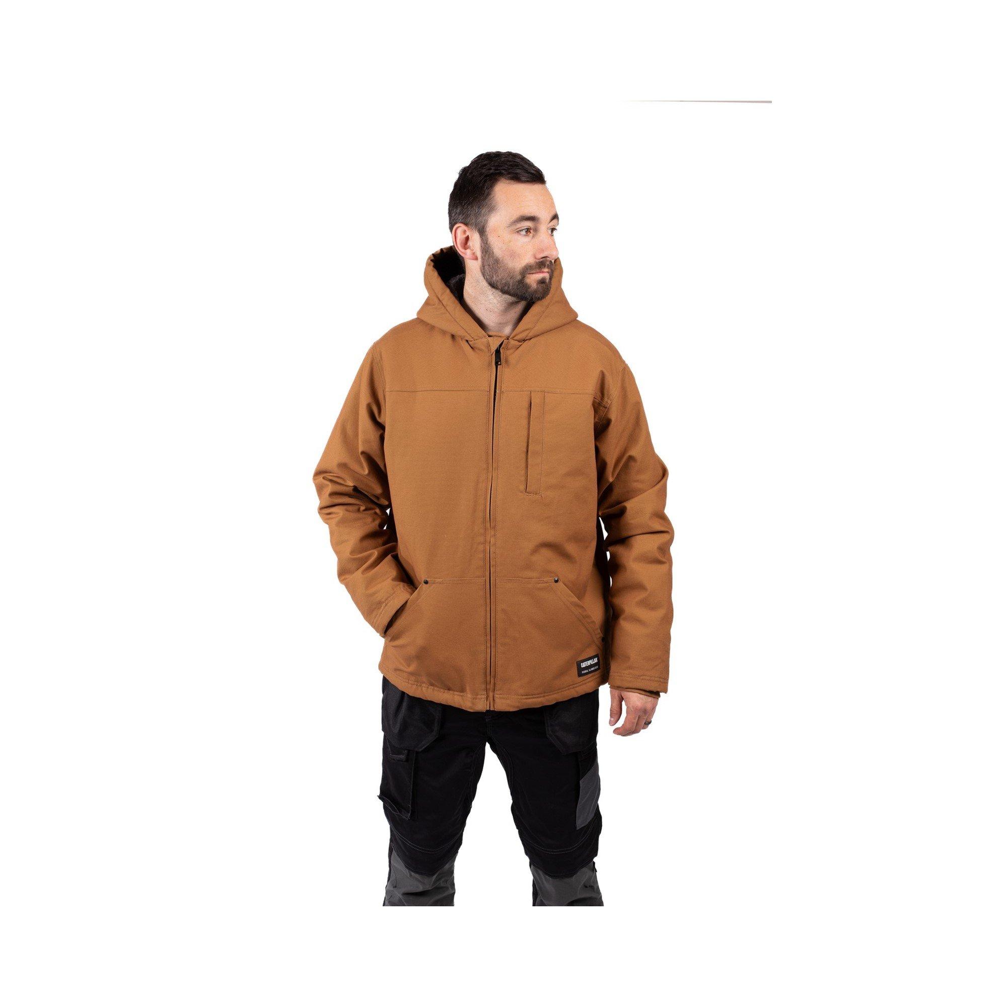 Bronze - Caterpillar - Hooded Sherpa Lined Jacket - 4