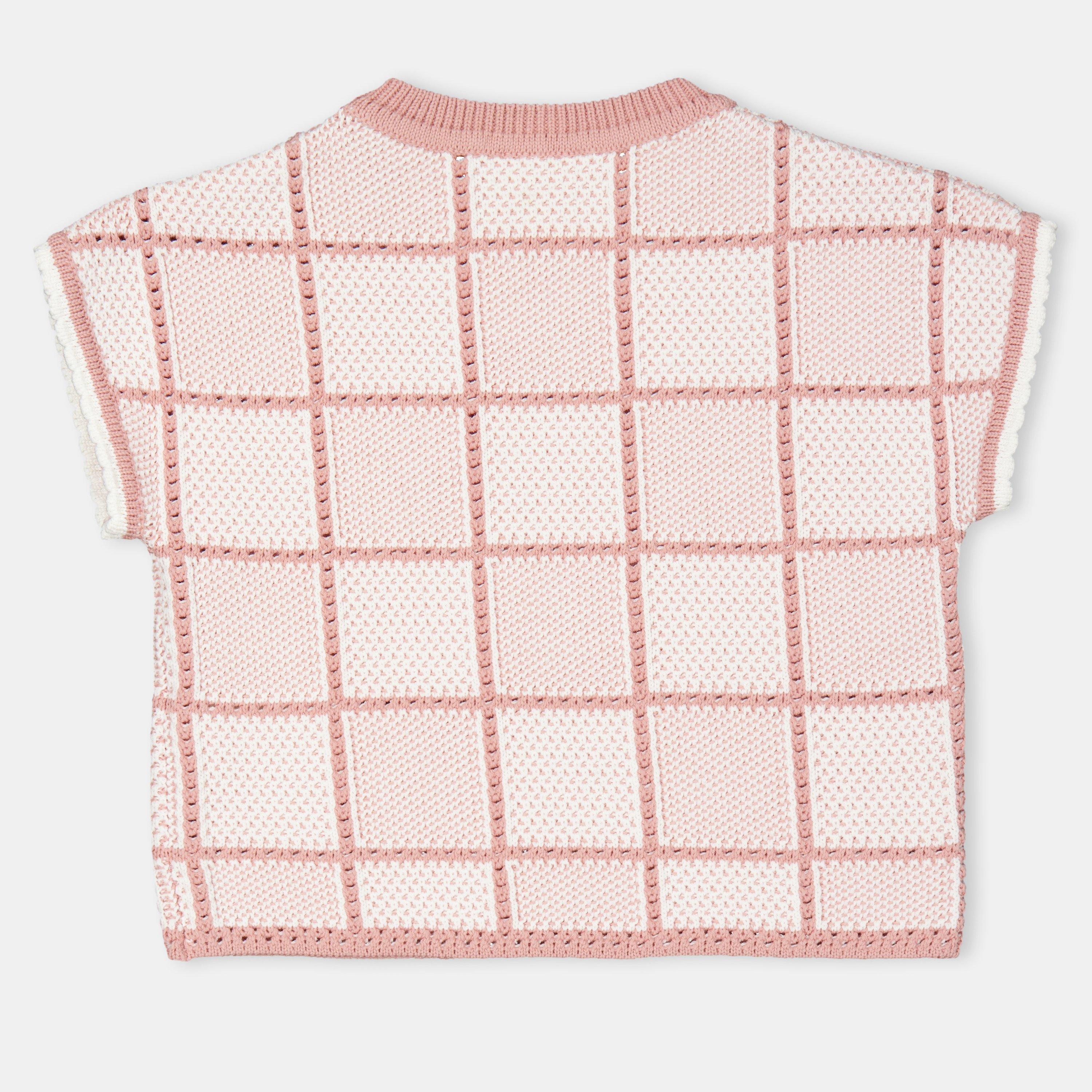 Gesso Pnk F1SGN - Fendi - Ff Crochet Knitted Top Juniors - 2