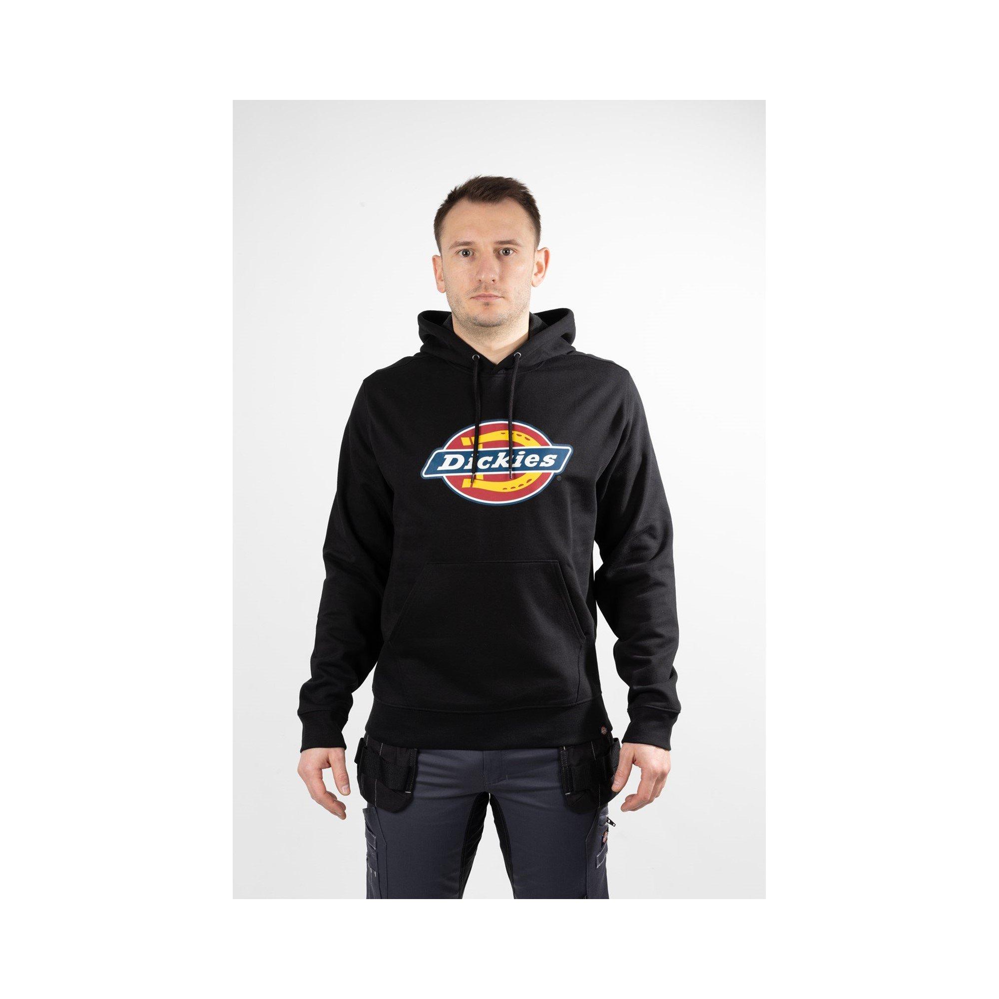 Black - Dickies - Logo Graphic Fleece Hoodie - 5