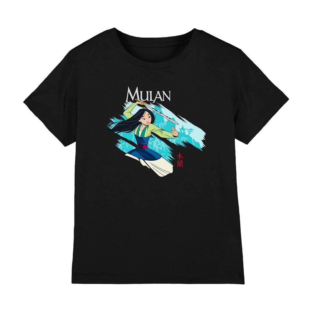 Black - Disney - Mulan Sword In The Wind T-Shirt Black - 1