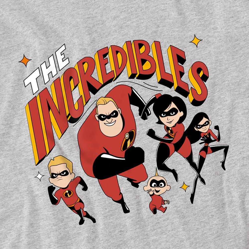 Grey - Disney - The Incredibles Family Action Kids T-Shirt - 2