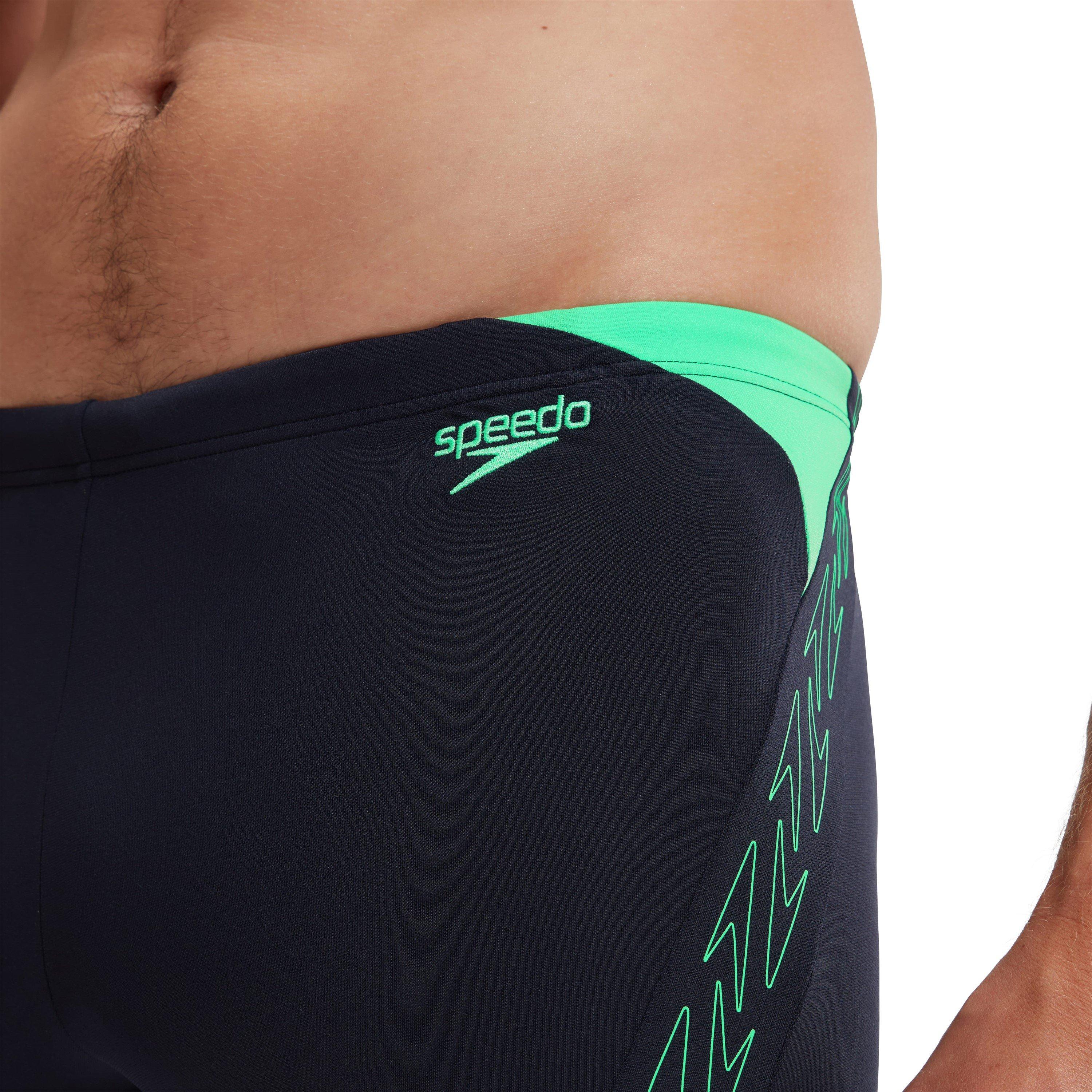 Navy Green - Speedo - Hyper Boom Splice Jammer Shorts - 3