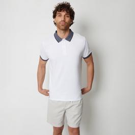 Threadbare Cotton Contrast Collar Polo Shirt
