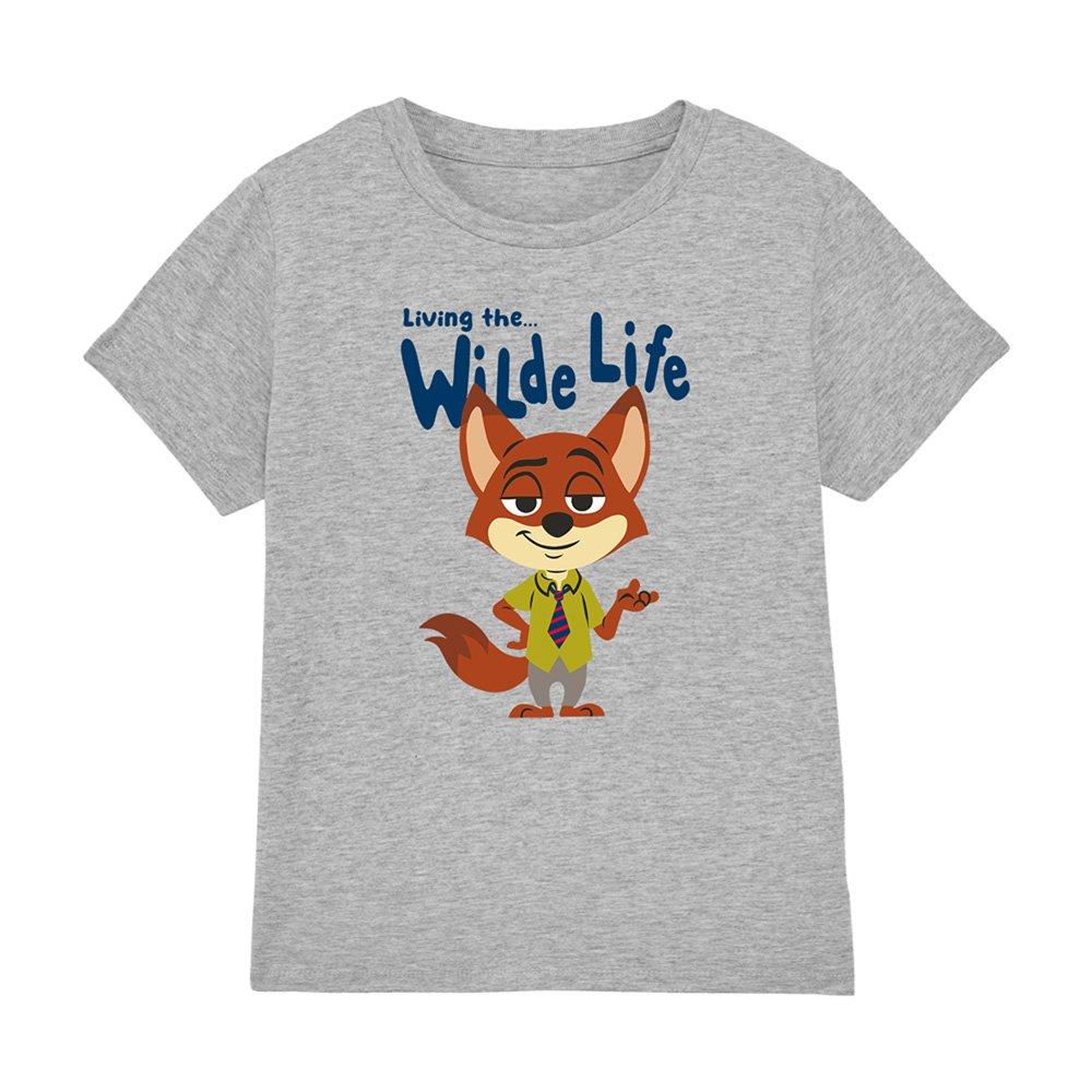 Grey - Disney - Zootopia Nick Wilde Life Fox Kids T-Shirt - 1