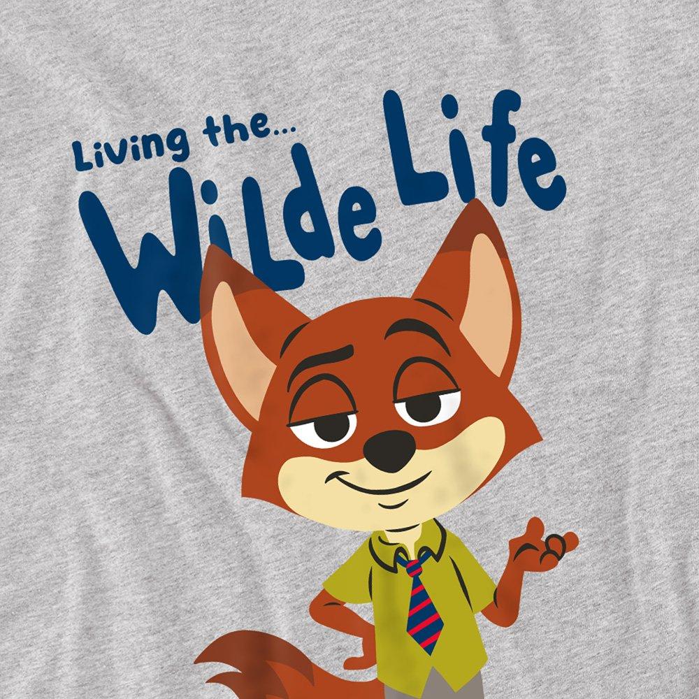 Grey - Disney - Zootopia Nick Wilde Life Fox Kids T-Shirt - 2