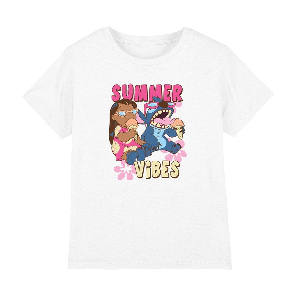 White - Disney - Lilo & Stitch Summer Vibes T-Shirt White - 1