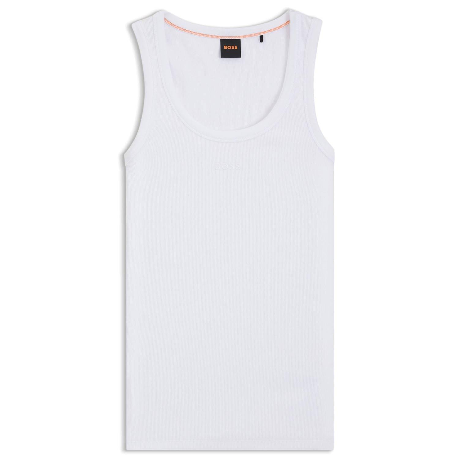 White - Boss - C_Ematite Slim Fit Vest - 5