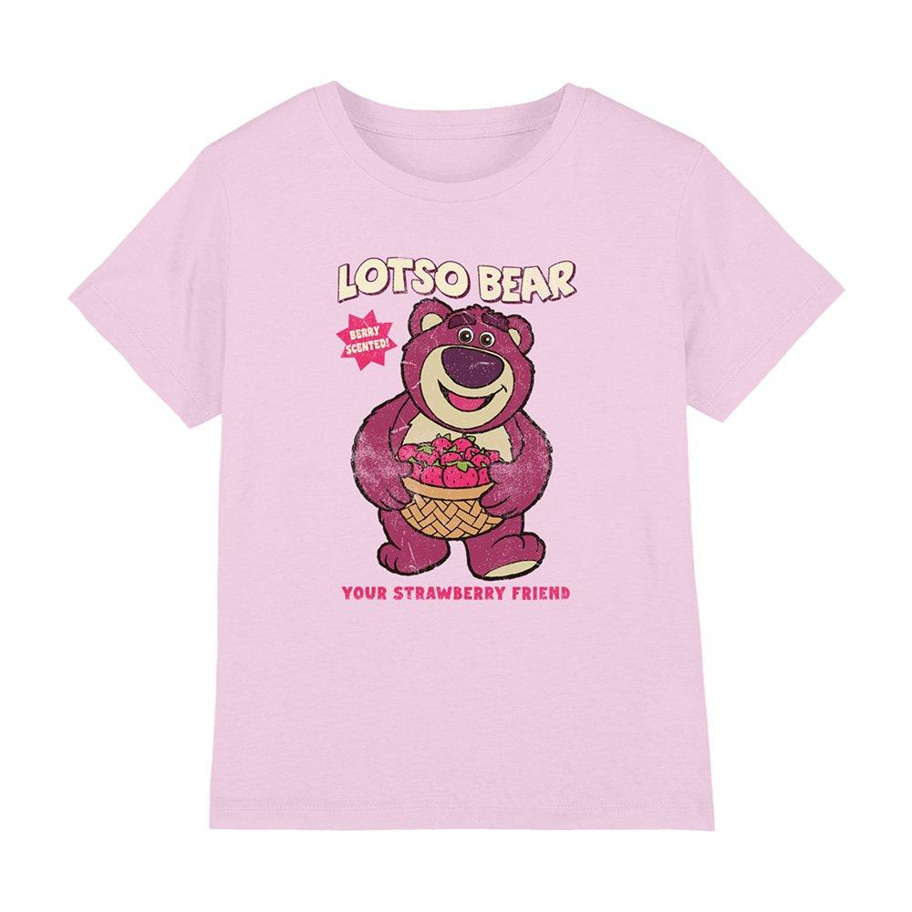 Pink - Disney - Toy Story 3 Lotso Bear Strawberry Friend Kids T-Sh - 1
