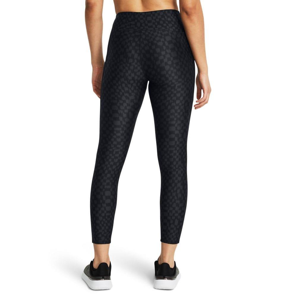 Black - Under Armour - HeatGear No-Slip Waistband Printed Ankle Leggings - 2