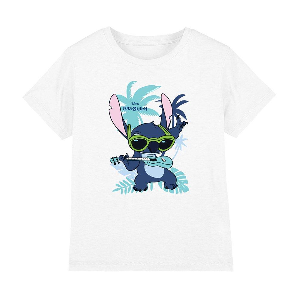 Disney Lilo & Stitch Palm Tree T-Shirt White
