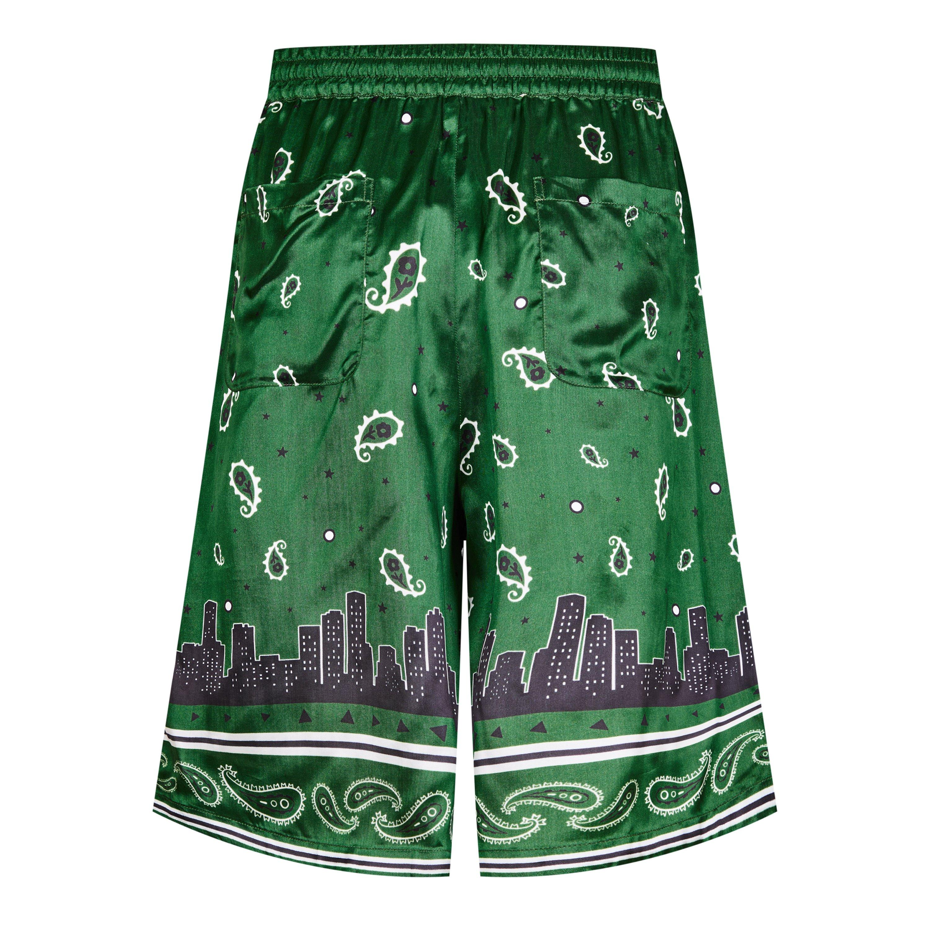 Willow Bough - Off White - Men's Bandana Relaxed Fit Chino Shorts - 2