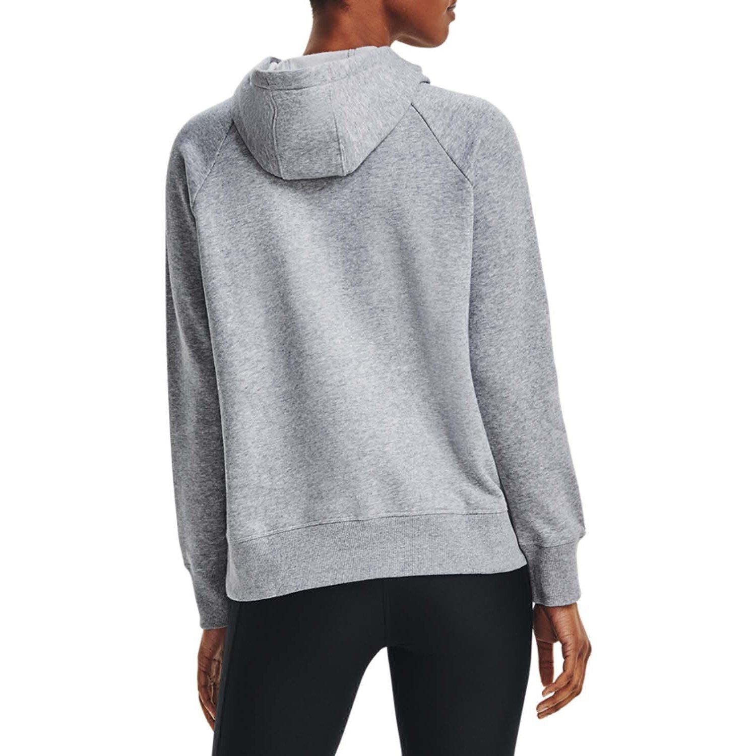 Grey - Under Armour - Rival Fleece HB Hoodie - 2
