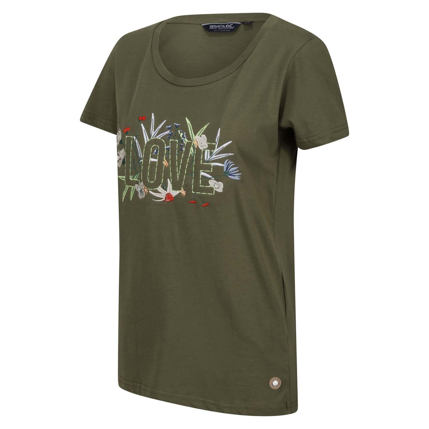 Green - Regatta - Filandra VII Lighweight Graphic T-Shirt - 1