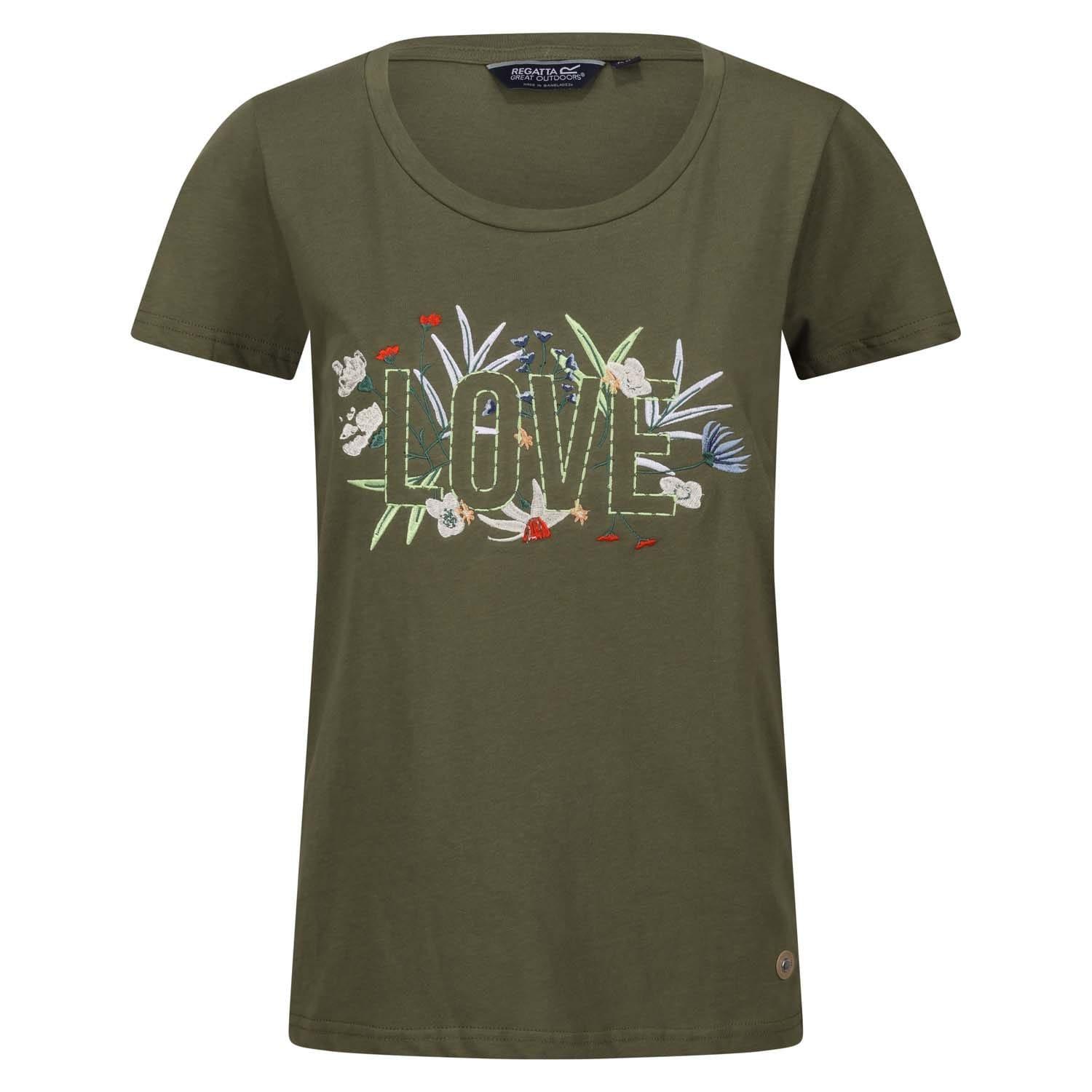 Green - Regatta - Filandra VII Lighweight Graphic T-Shirt - 3