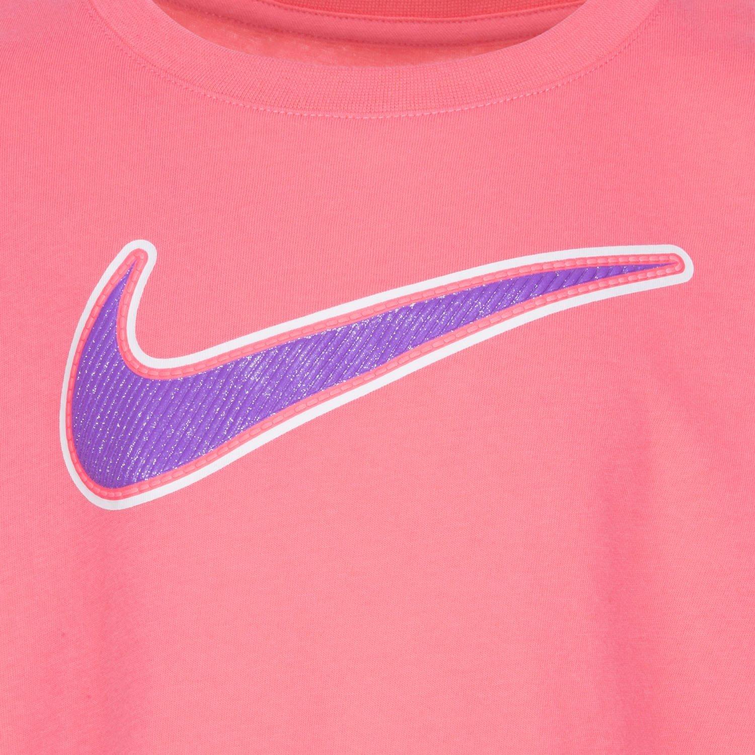 Pink - Nike - Swoosh Varsity Outline T-Shirt - 4
