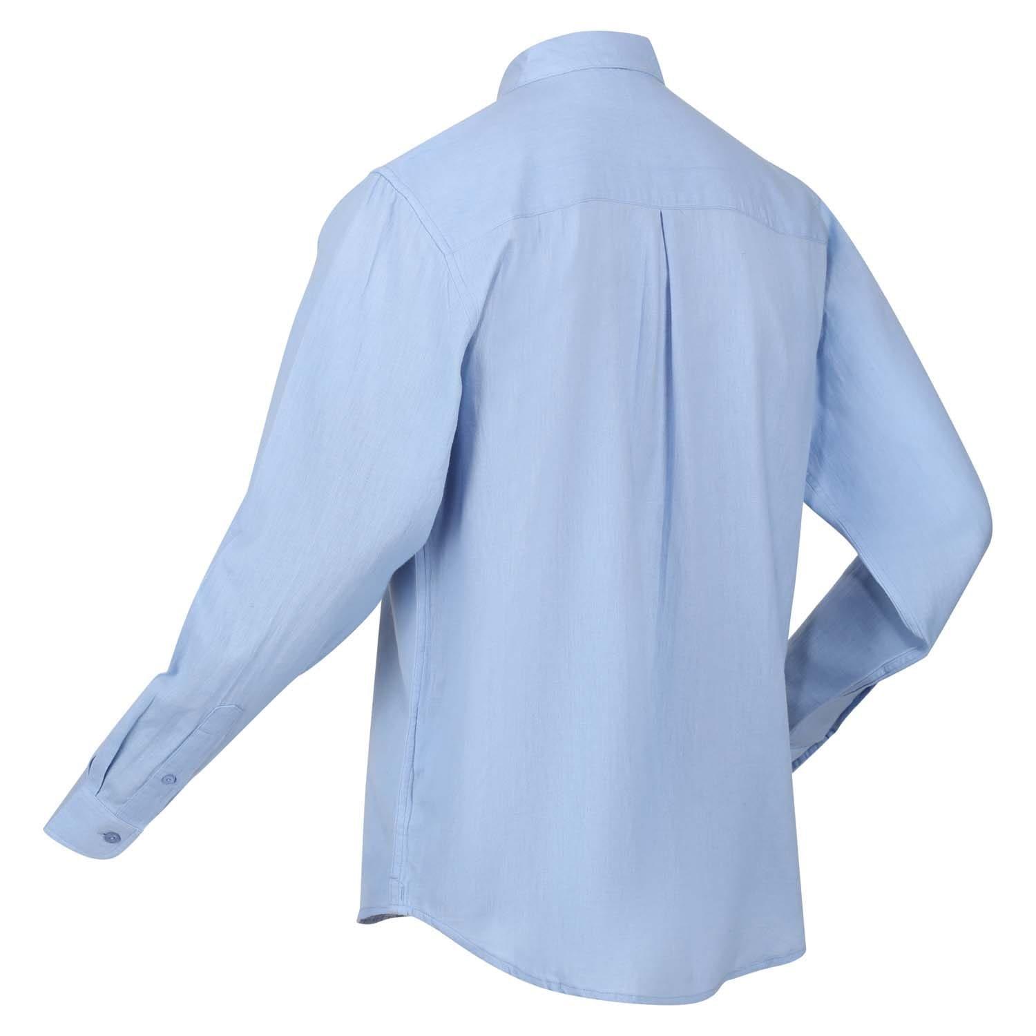 Blue - Regatta - Brycen Soft Cotton Shirt - 2