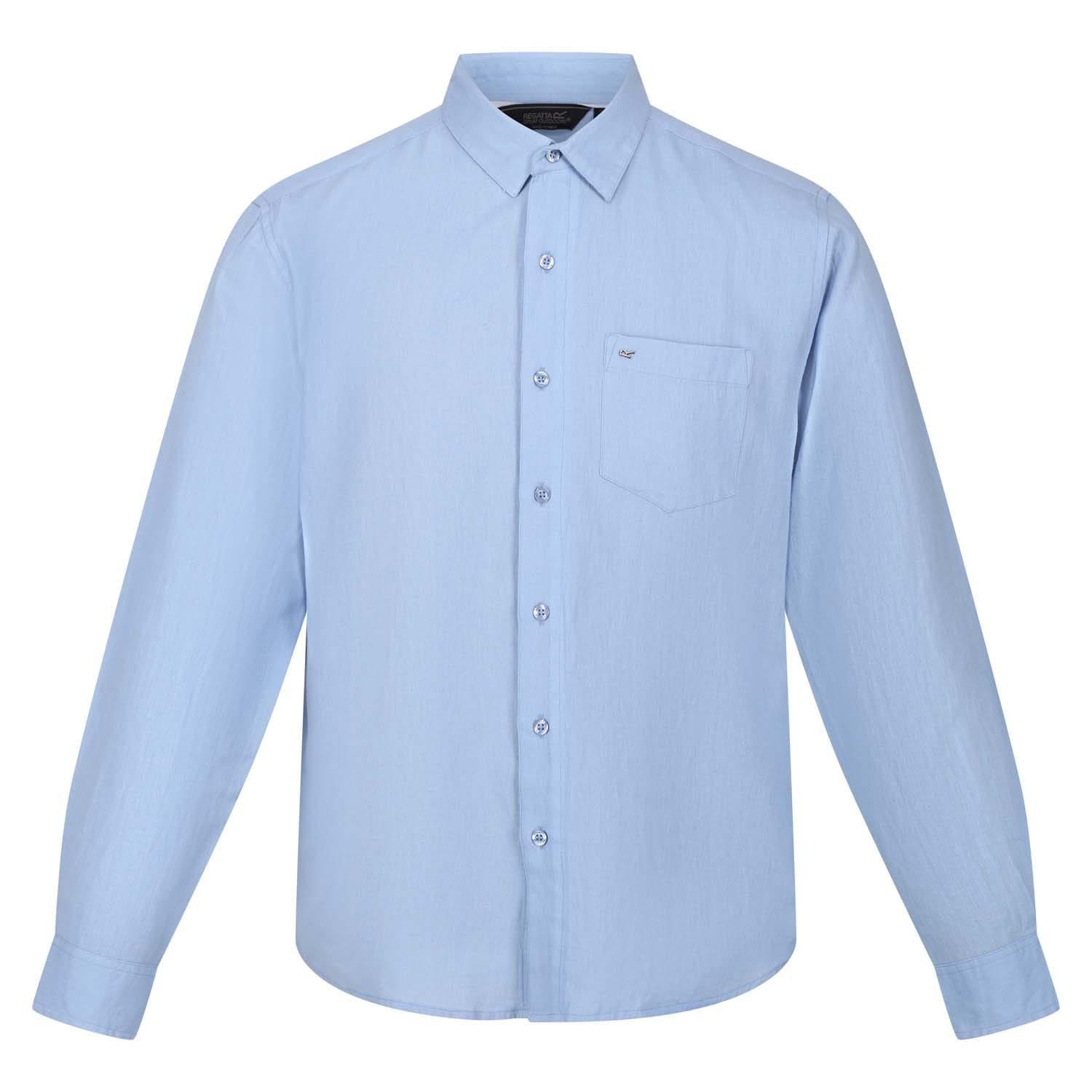 Blue - Regatta - Brycen Soft Cotton Shirt - 3