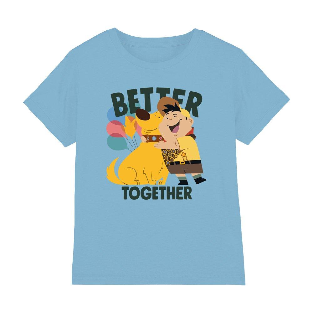 Light Blue - Disney - Russel And Dug Better Together T-Shirt Light Blue - 1