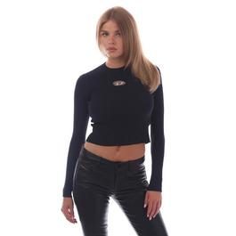 Diesel M-Valary Cropped Sweatshirt