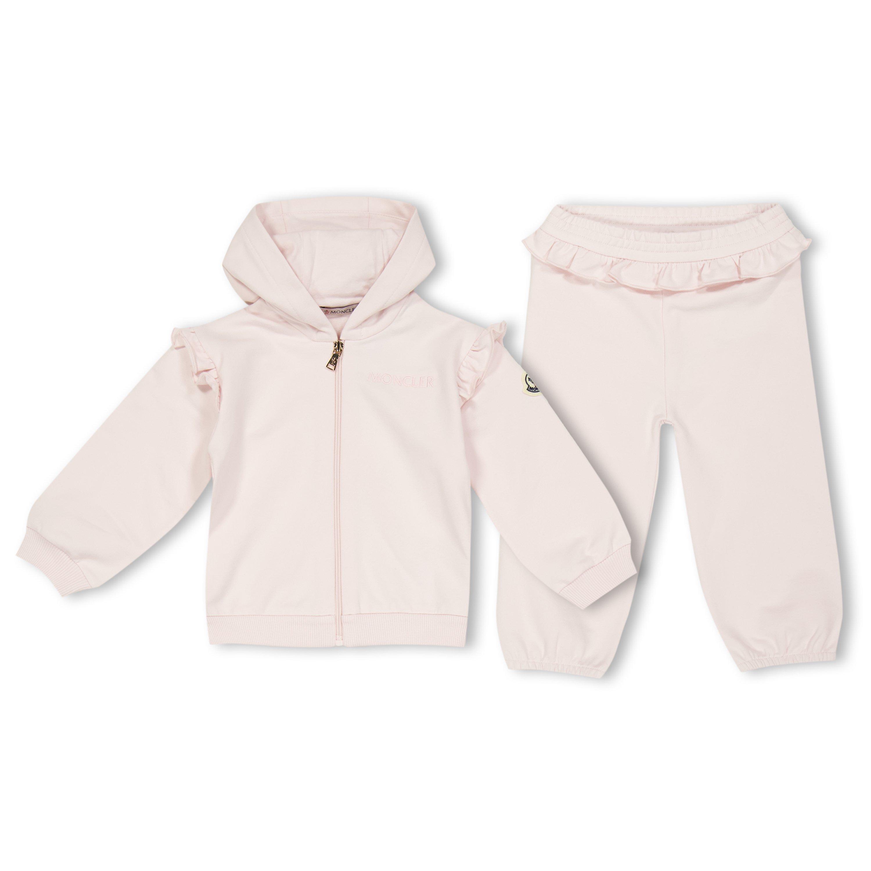 Moncler Kids' Zipped Tracksuit - Pink 503 - Size 3Y