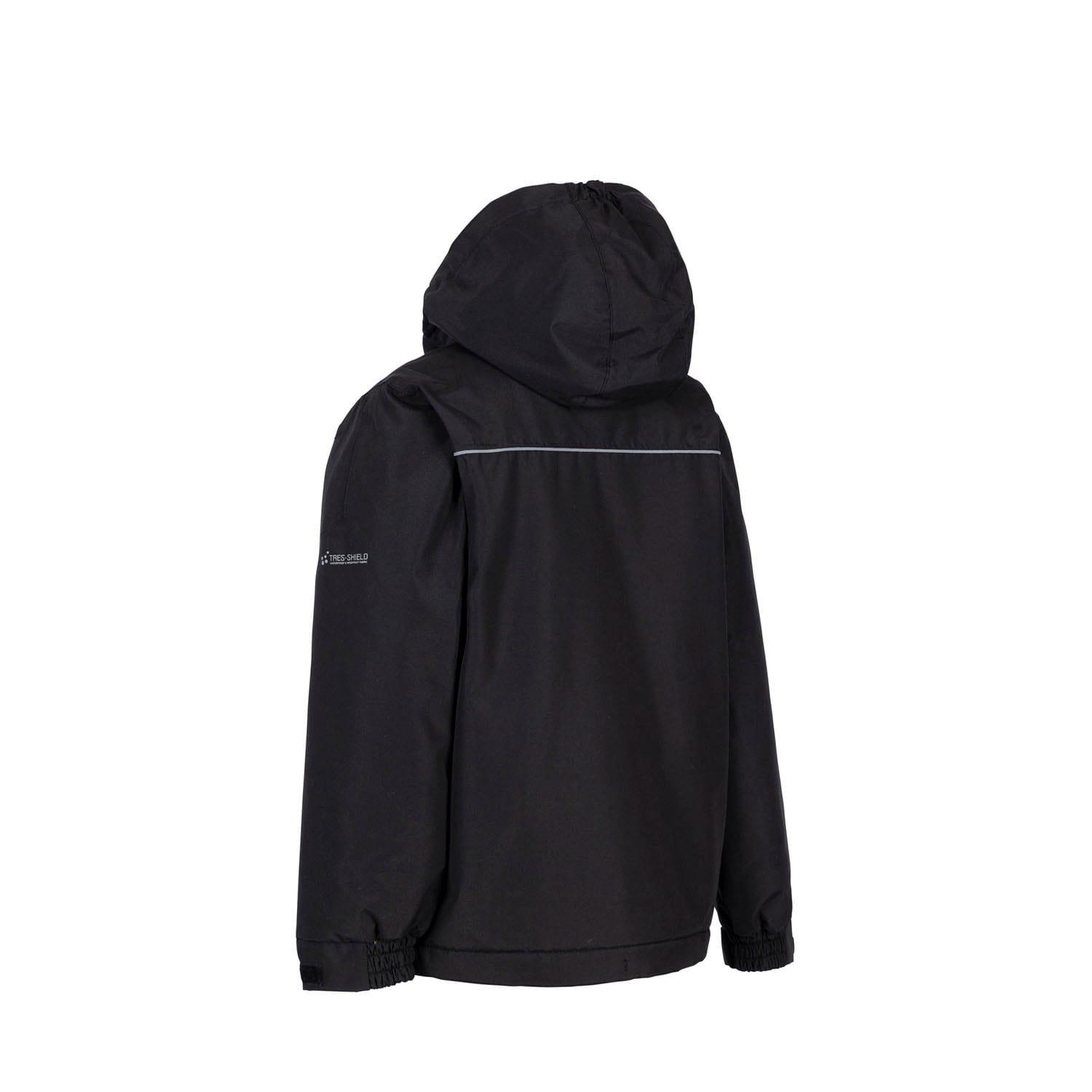 Black - Trespass - Lost Waterpoof Jacket - 2