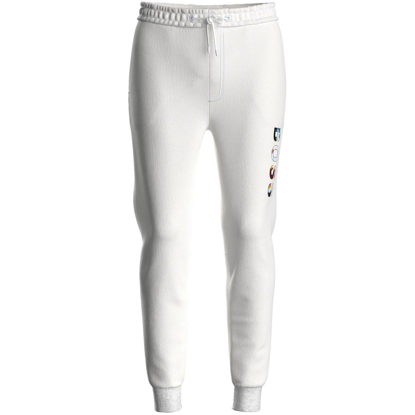 White - Boss - SkeDigital Tracksuit Bottoms